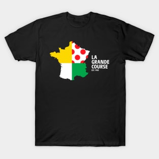 LA GRANDE COURSE MAP 2023 T-Shirt